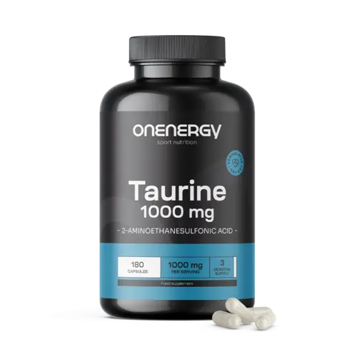 Taurin 1000 mg, 180 kapslí