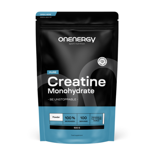 Pure kreatin monohydrát ve formě prášku, 500 g