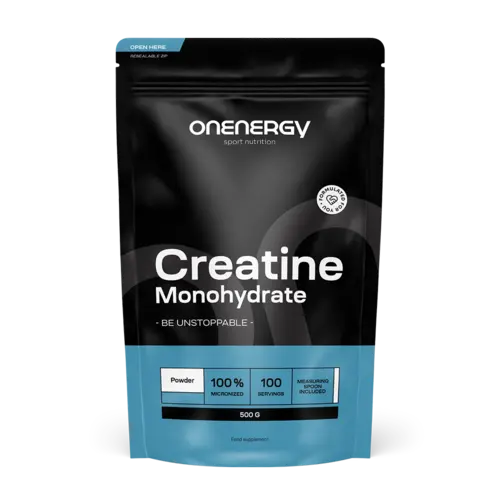 100 % kreatin monohydrát ve formě prášku, 500 g