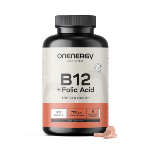 Vitamín B12 + kyselina listová, 365 tablet