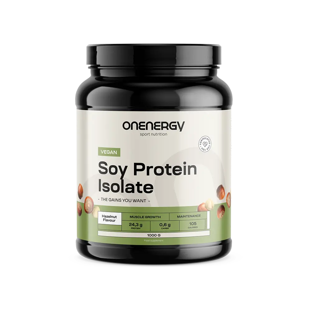 Veganský sójový proteinový izolát - lískový oříšek