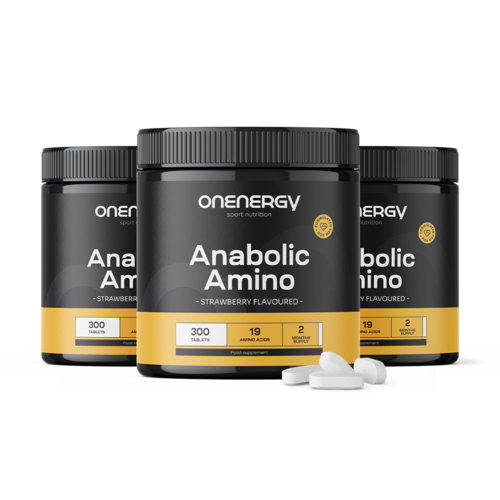 3x Anabolic Amino – komplex anabolických aminokyselin, dohromady 900 tablet