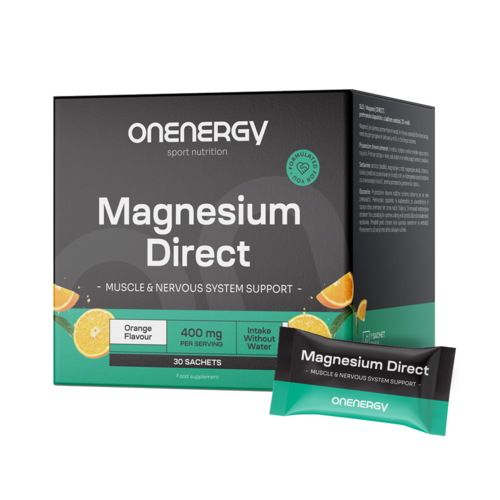 Magnézium DIRECT 400 mg, 30 sáčků