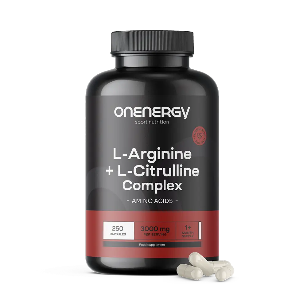 L-arginin + L-citrulin komplex 3000 mg