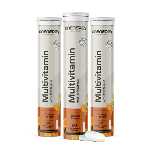 3x Multivitamíny - šumivé tablety, dohromady 60 šumivých tablet