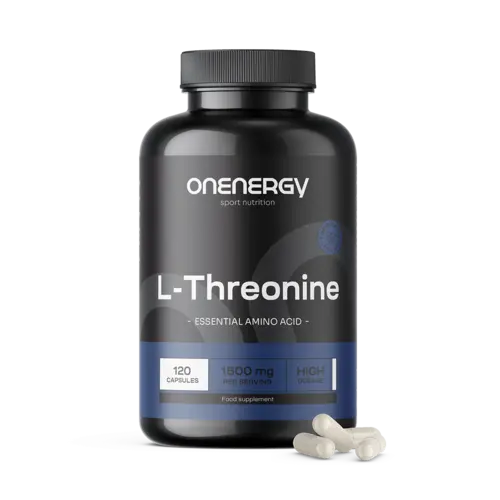 L-threonin 1500 mg, 120 kapslí