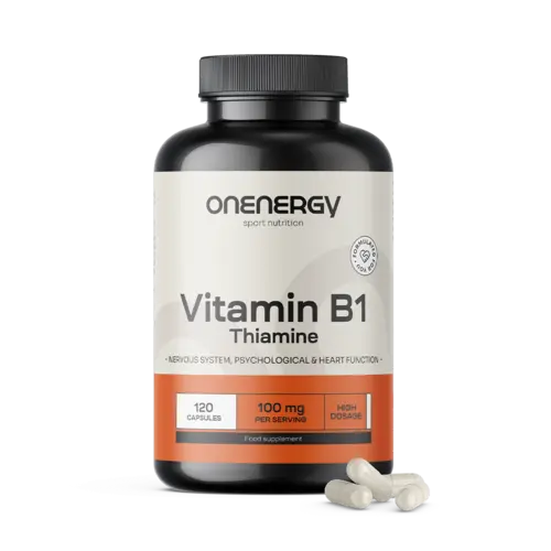 Vitamín B1 100 mg, 120 kapslí