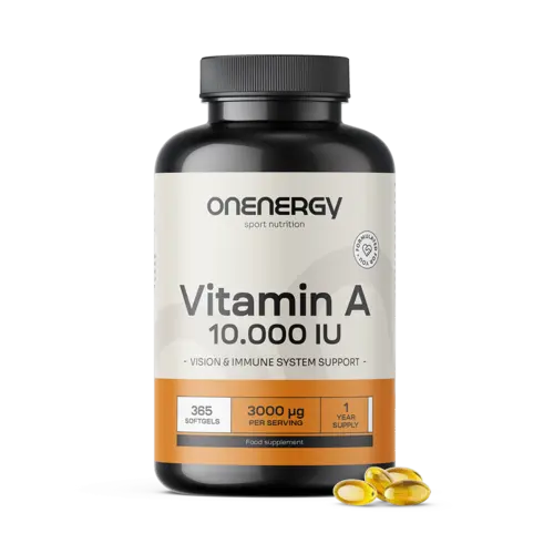 Vitamín A 10 000 m.j., 365 měkkých kapslí