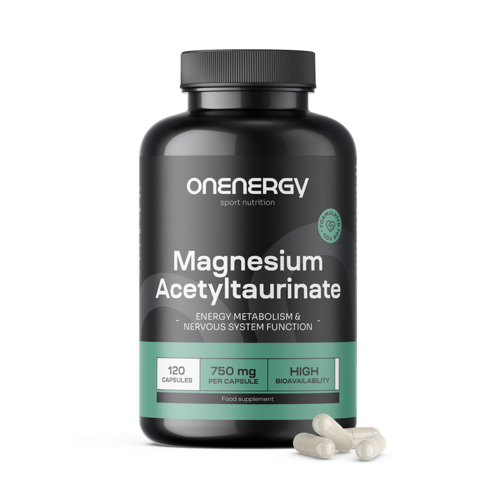 Magnézium acetyltaurinát 750 mg, 120 kapslí