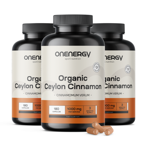 3x BIO Cejlonská skořice 1000 mg, dohromady 540 kapslí