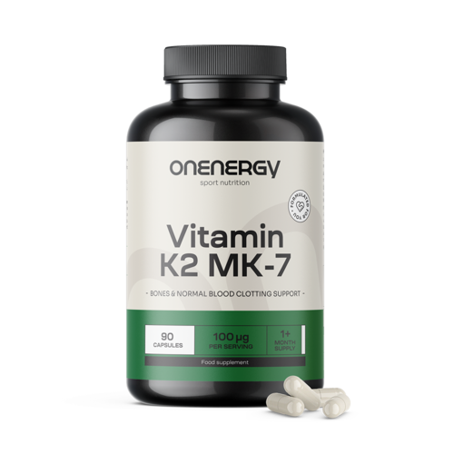Vitamín K2 MK-7, 90 kapslí