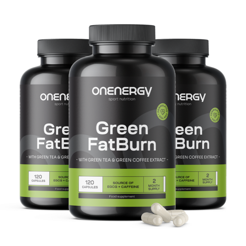 3x Green FatBurn, dohromady 360 kapslí