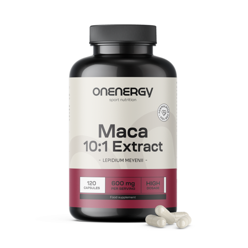 Maca – výtažek 10:1, 120 kapslí