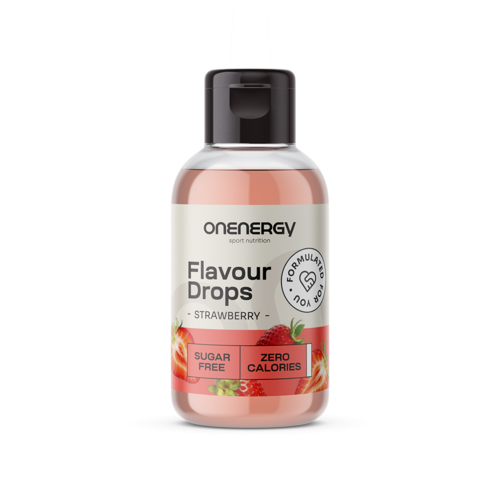 Flavour Drops kapky se sladidlem – jahoda, 50 ml