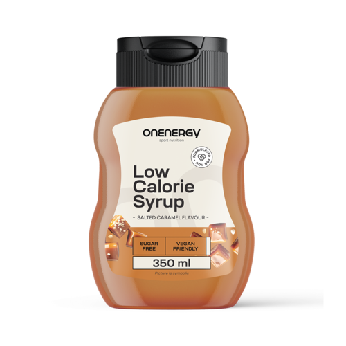 Nízkokalorický sirup se sladidly – slaný karamel, 350 ml